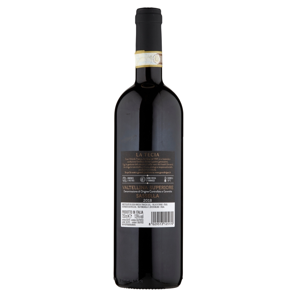 Grandi Vigne la Tecia Valtellina Superiore DOCG Sassella 750 ml
