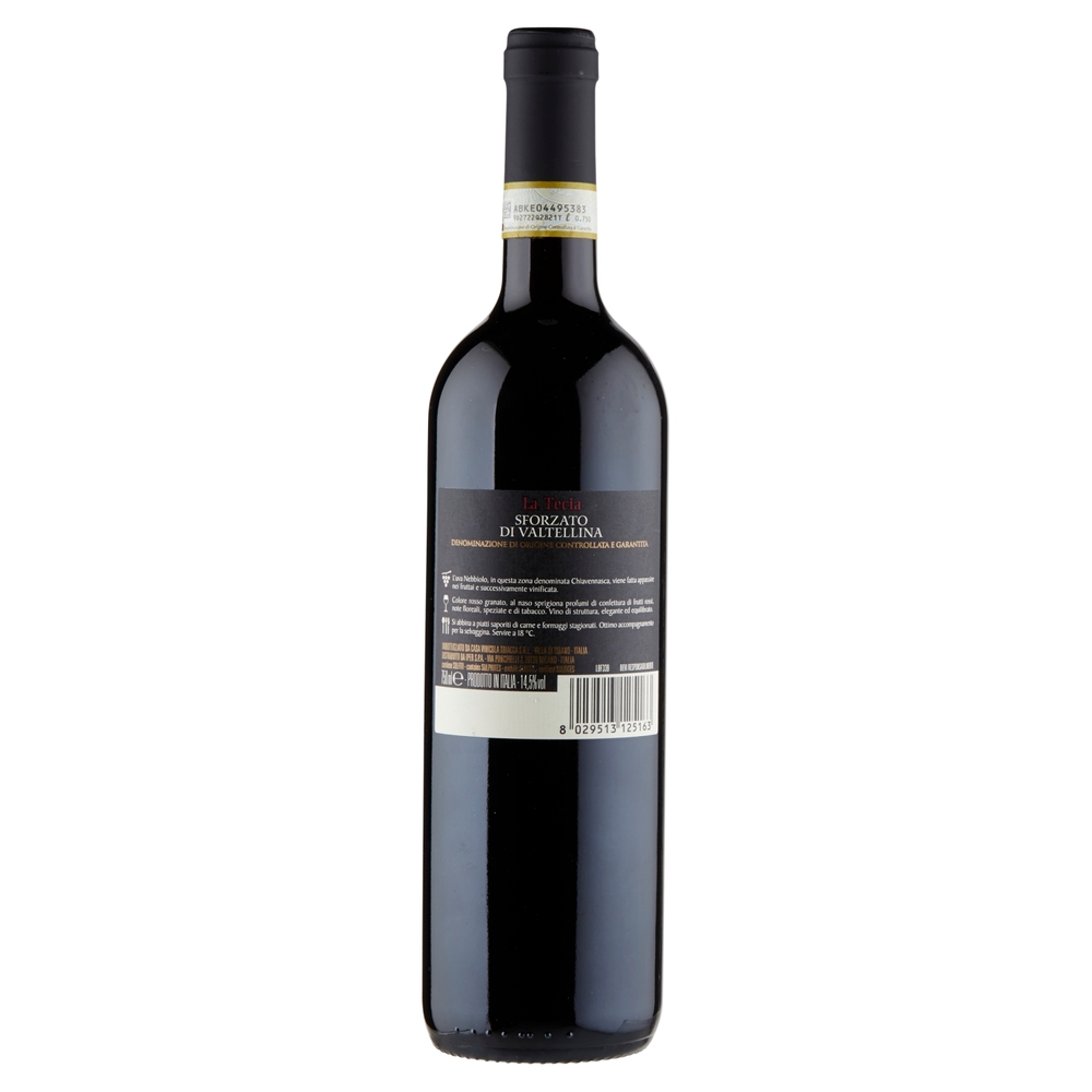 Grandi Vigne la Tecia Sforzato di Valtellina DOCG 750 ml