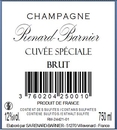 Champagne Cuvée Special Renard Barnier , 75 cl<br>