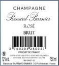 Champagne Rosé Renard Barnier , 75 cl<br>