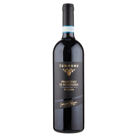 Grandi Vigne Tùmmunu Primitivo di Manduria DOP Riserva 750 ml