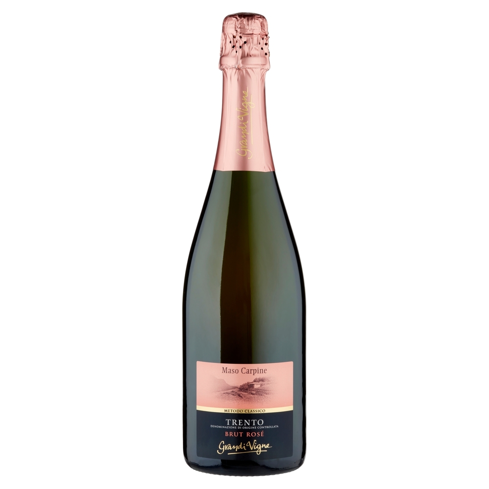 Grandi Vigne Maso Carpine Metodo Classico Trento DOC Brut Rosé 750 ml
