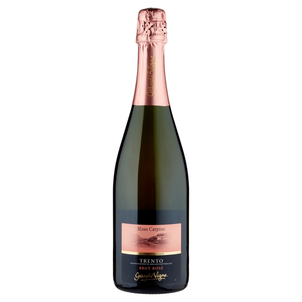 Grandi Vigne Maso Carpine Metodo Classico Trento DOC Brut Rosé 750 ml