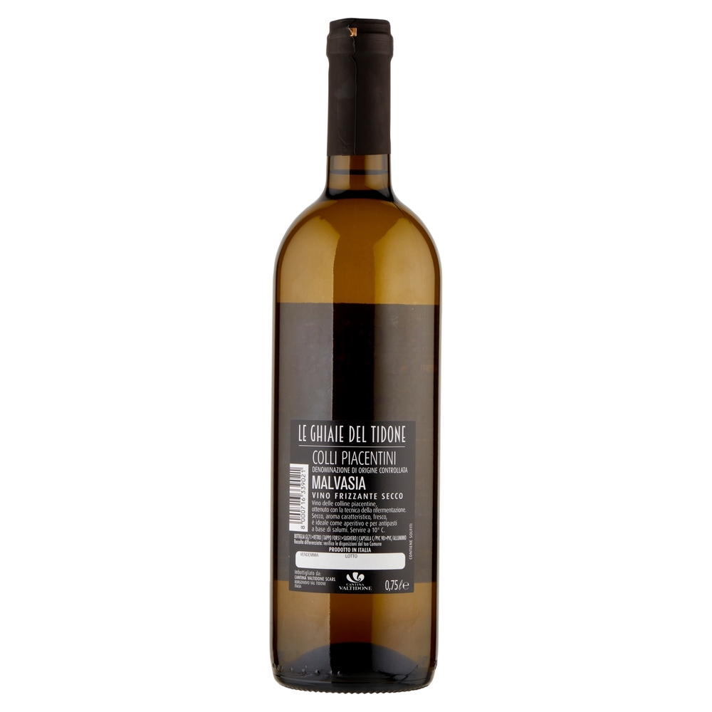 Cantina Valtidone le Ghiaie del Tidone Colli Piacentini D.O.C. Malvasia Vino Frizzante Secco 0,75 l