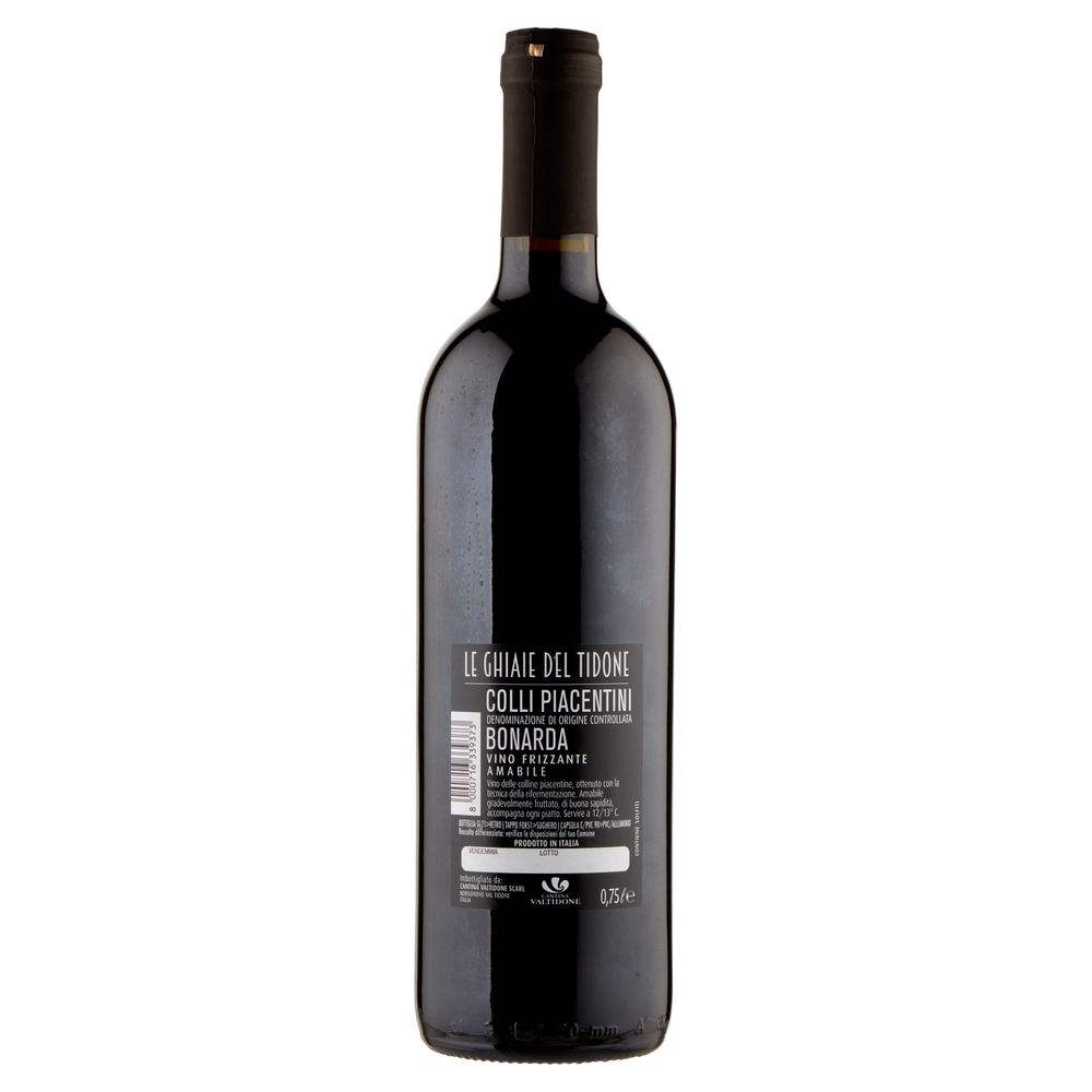Cantina Valtidone Le Ghiaie del Tidone Colli Piacentini DOC Bonarda Vino Frizzante Amabile 0,75 l
