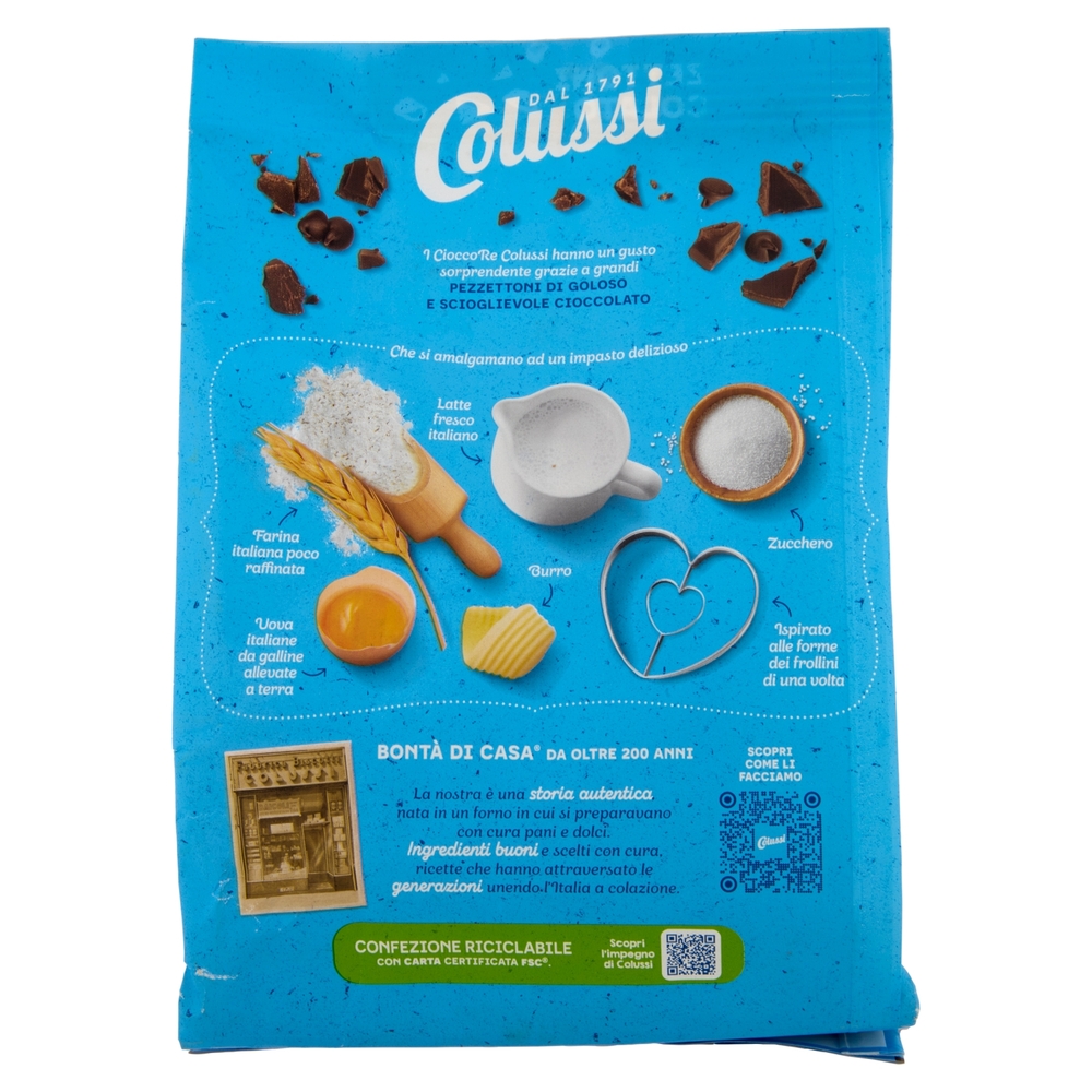 Colussi Biscotti con Cioccolato in Pezzi 500 g