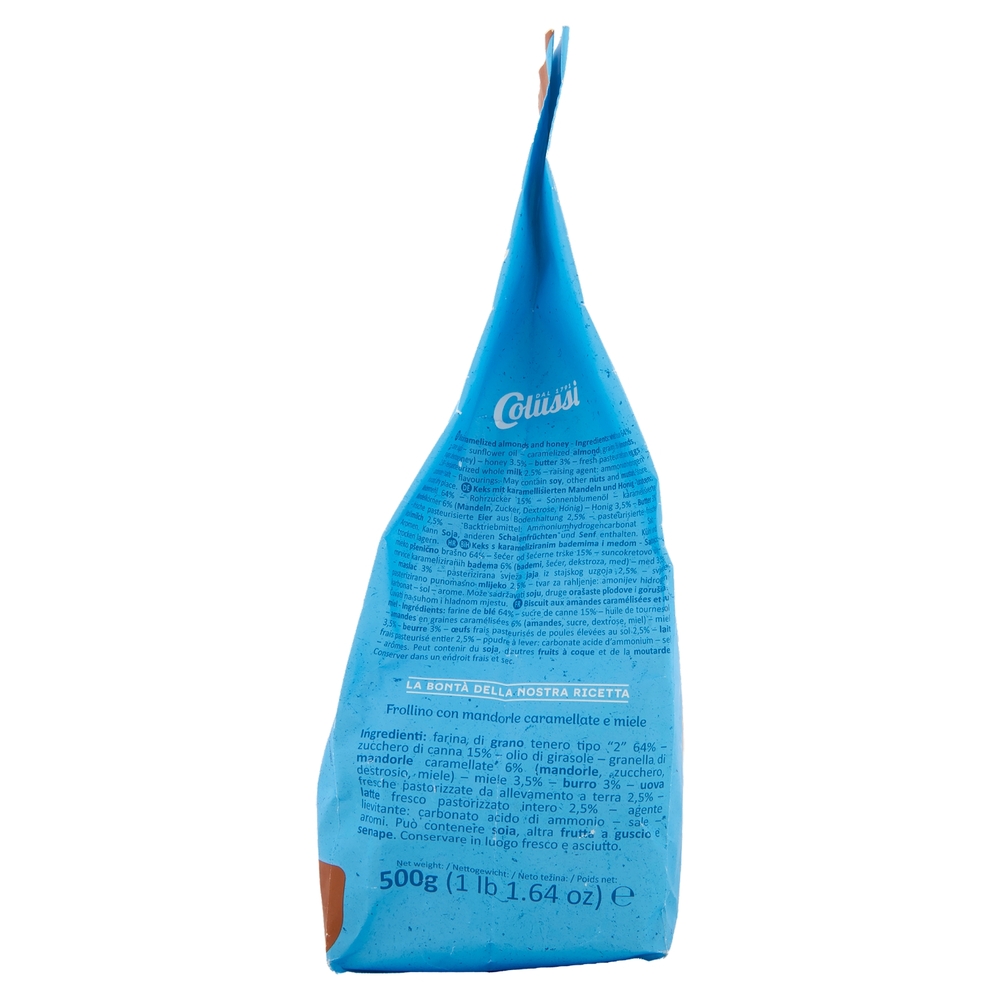 Colussi Biscotti con Miele e Mandorle Caramellate 500 g