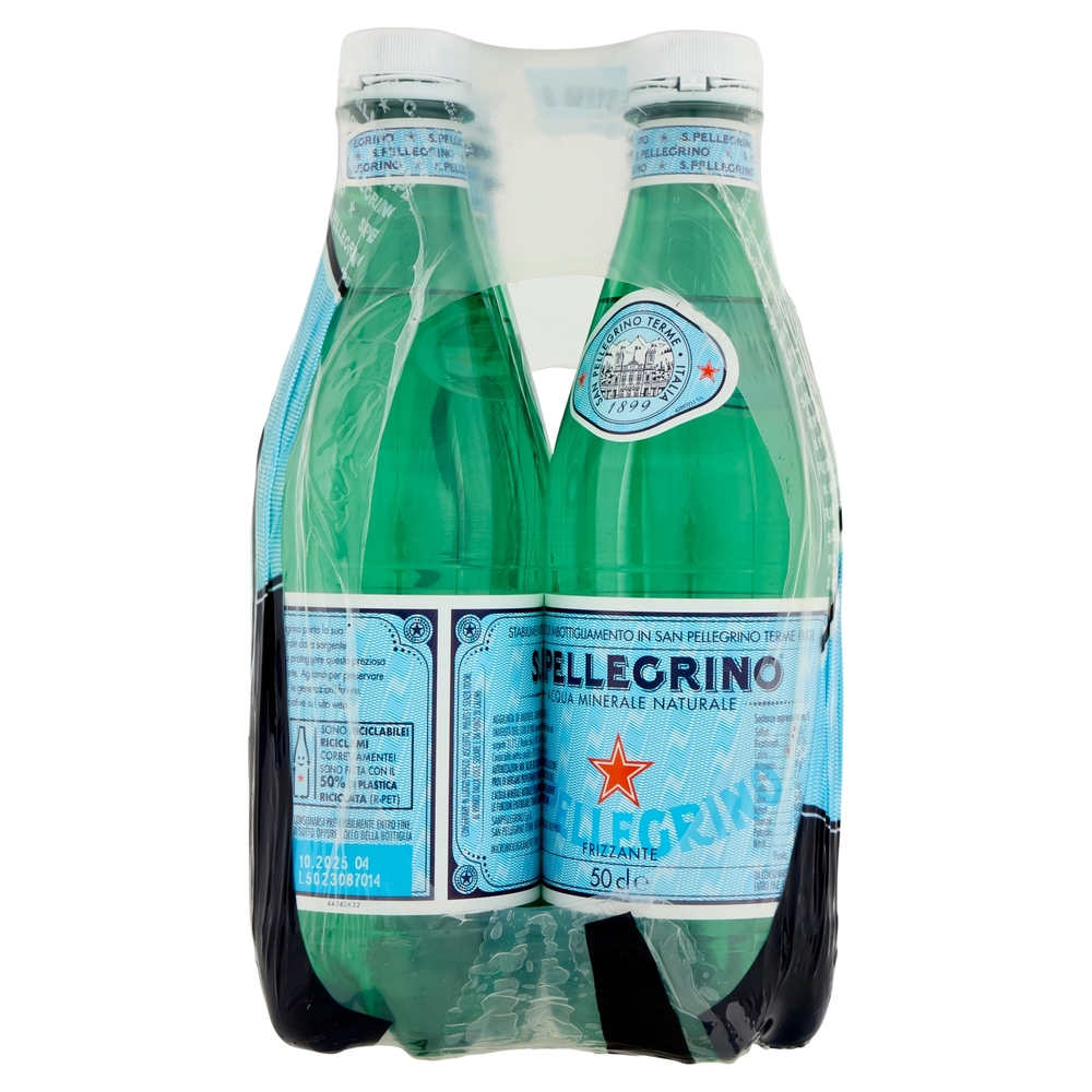 S.PELLEGRINO, Acqua Minerale Naturale Frizzante 50cl x 6