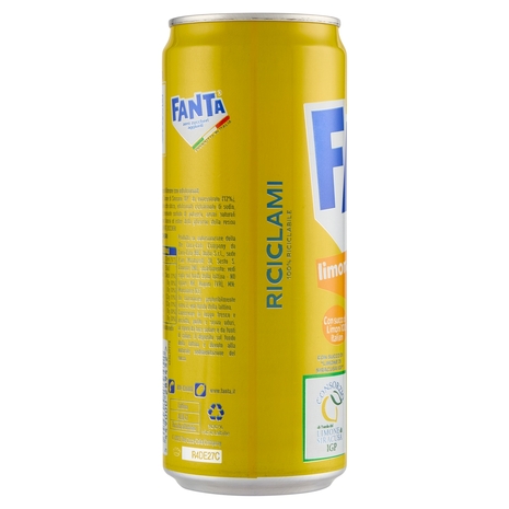 Fanta Lemon Zero IGP Sleek 330 ml