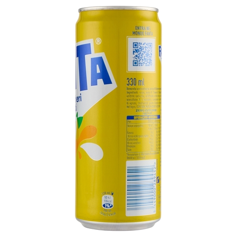 Fanta Lemon Zero IGP Sleek 330 ml