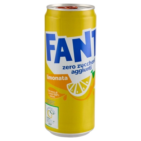 Fanta Lemon Zero IGP Sleek 330 ml