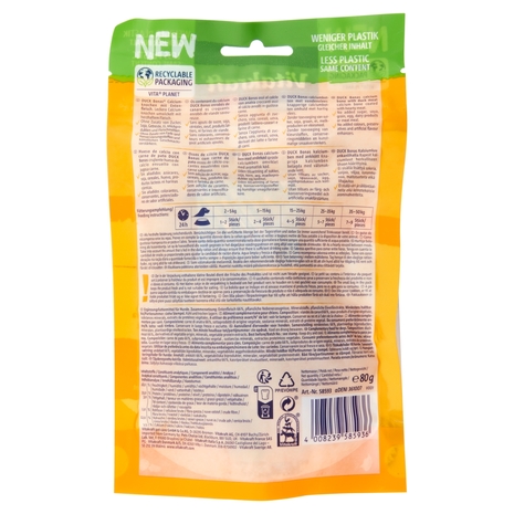 Vitakraft pure Duck Bonas Ossi al calcio con carne di anatra 80 g