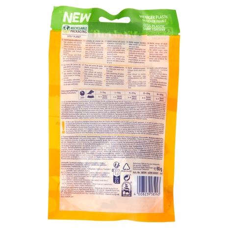 Vitakraft pure Duck Filets Strisce di carne di anatra 80 g