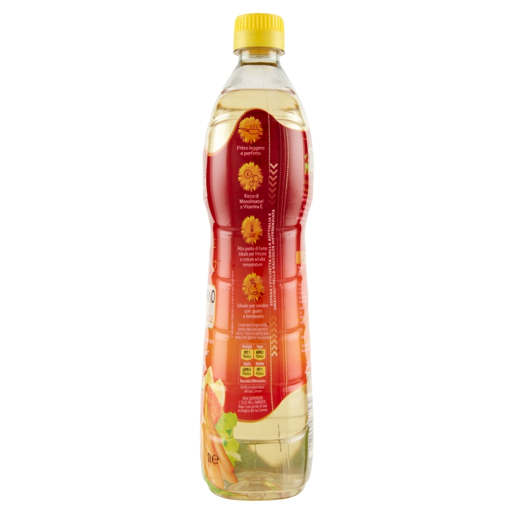 Zucchi Olio di Semi di Girasole Altoleico 100% Italiano 1 L
