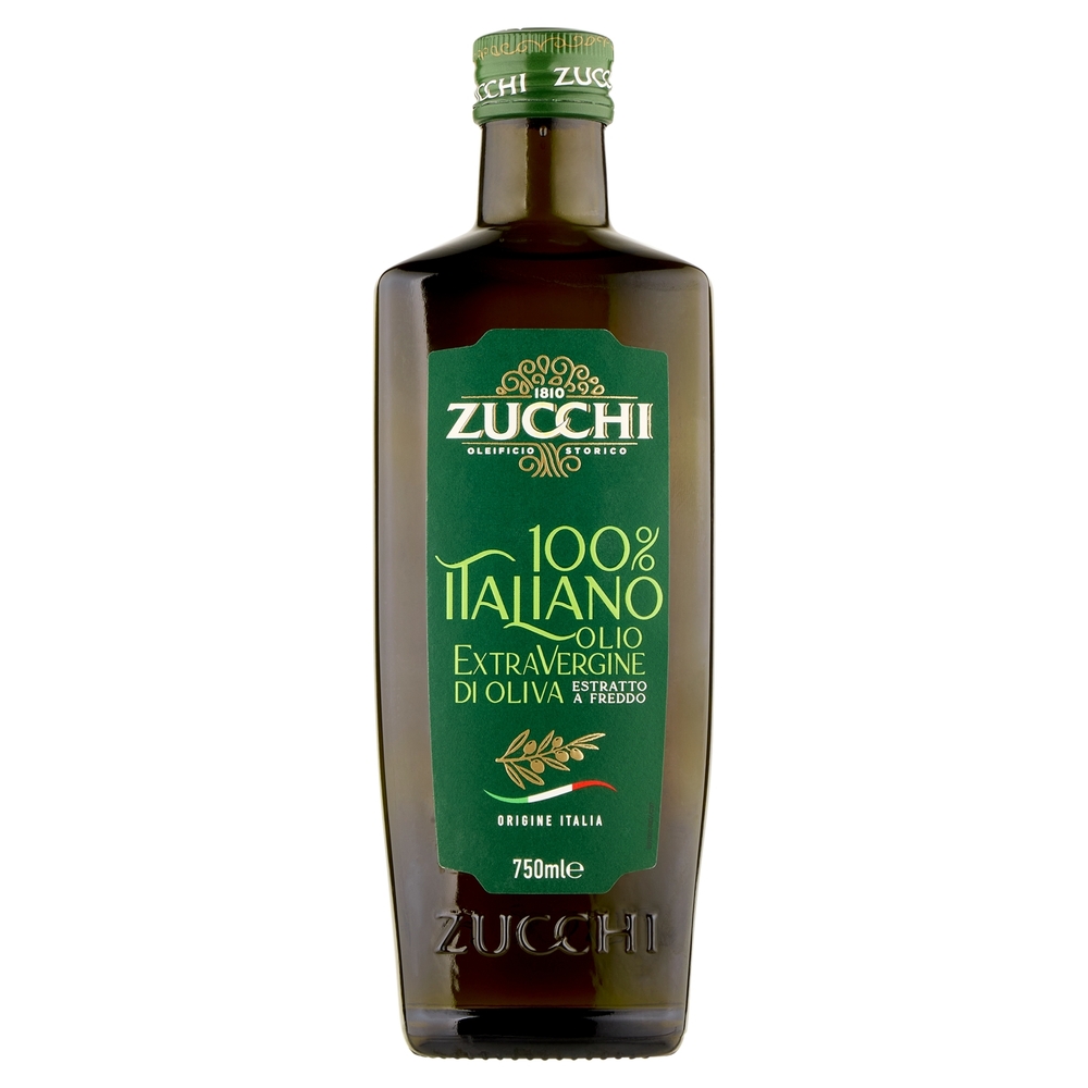 Zucchi 100% Italiano Olio Extra Vergine di Oliva 750 ml