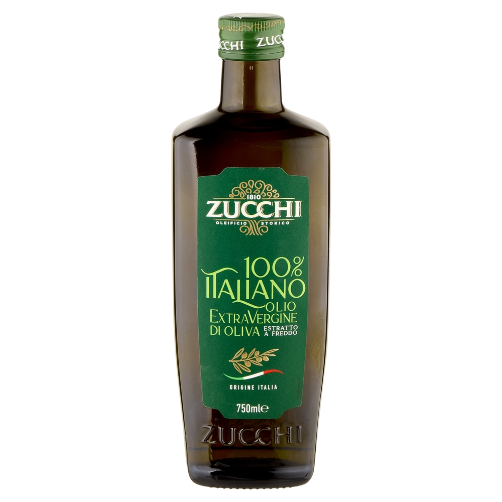 Zucchi 100% Italiano Olio Extra Vergine di Oliva 750 ml