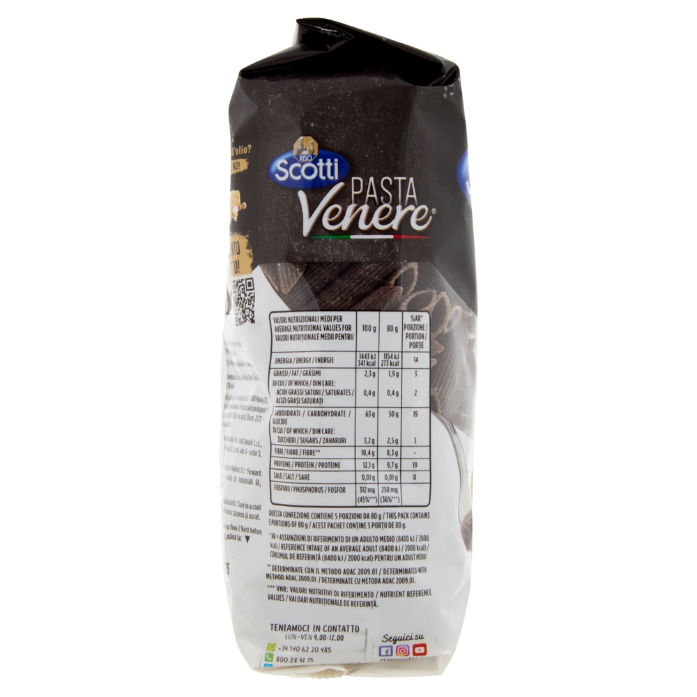 Riso Scotti Pasta Venere Penne 400 g