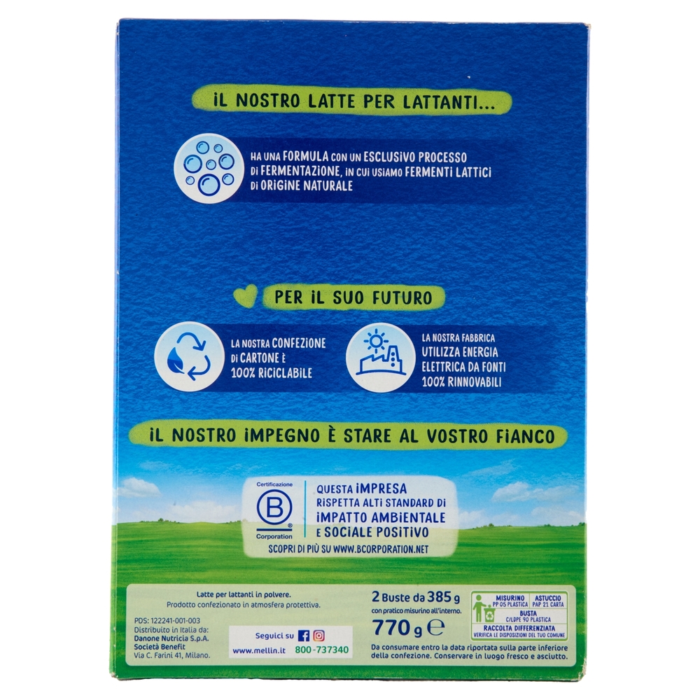 MELLIN 1 - Latte per Lattanti in Polvere dalla nascita al 6° mese 770g