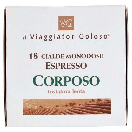 18 Cialde Monodose Espresso Corposo Il Viaggiator Goloso