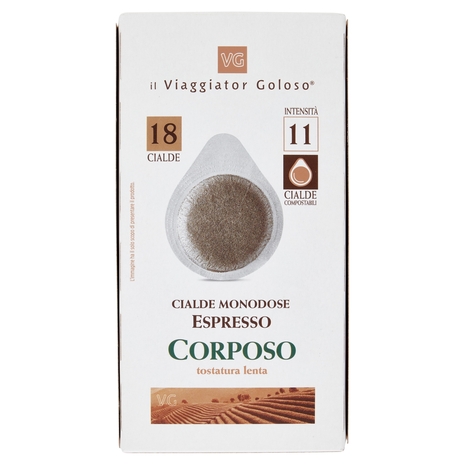 18 Cialde Monodose Espresso Corposo Il Viaggiator Goloso