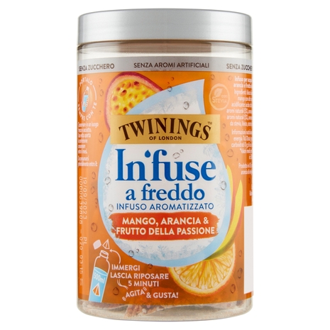 Twinings Cold Infuse Mango, Arancia e Frutto della Passione 10 x 2,5g
