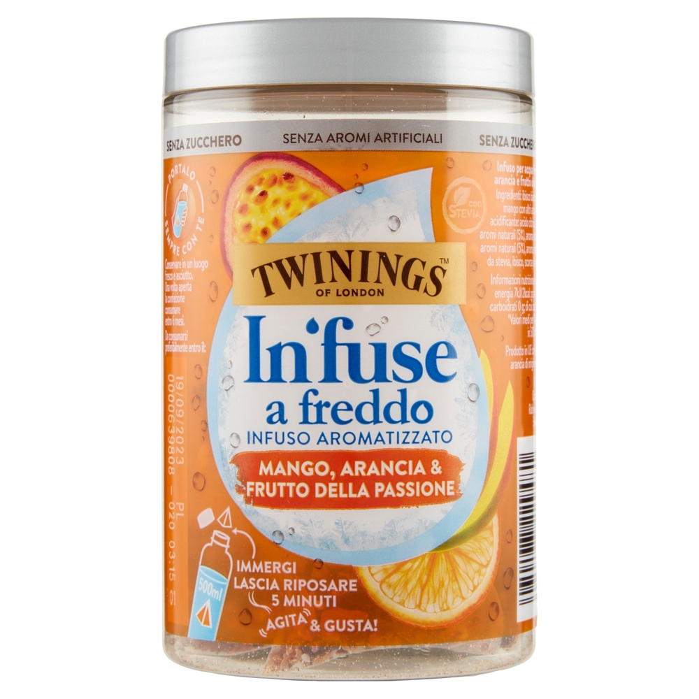 Twinings Cold Infuse Mango, Arancia e Frutto della Passione 10 x 2,5g