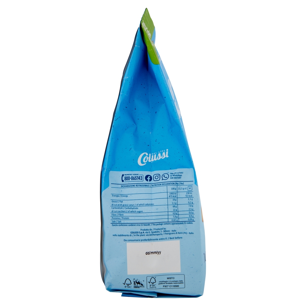 Colussi Gran Dispensa Biscotti con Uova e Latte freschi 600 g