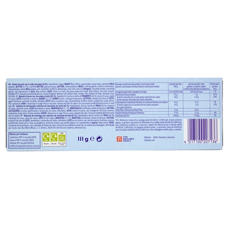 Bahlsen Choco Leibniz Milk 111 g