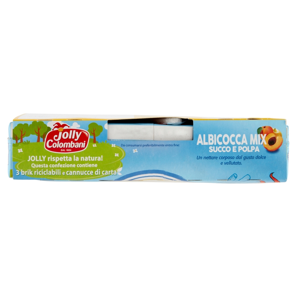 Jolly Colombani Albicocca Mix Succo e Polpa 3 x 200 ml