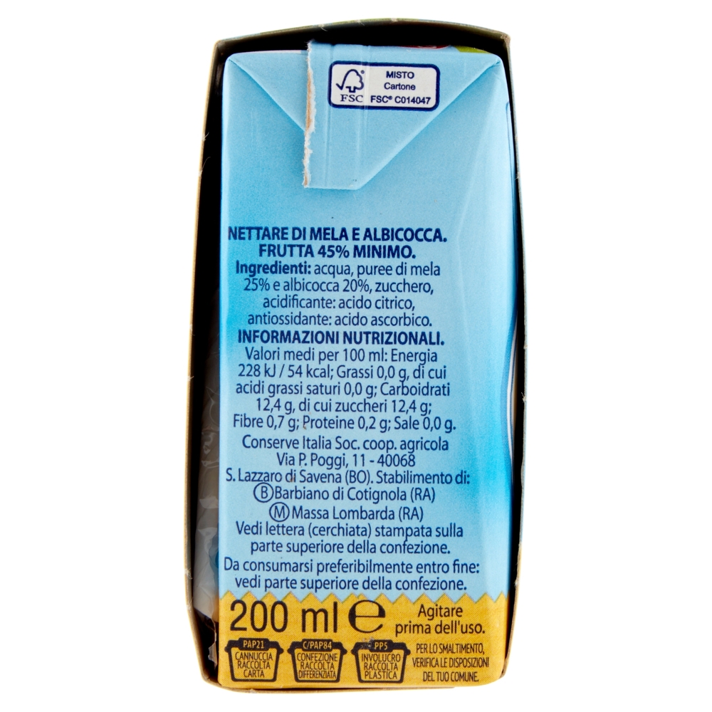 Jolly Colombani Albicocca Mix Succo e Polpa 3 x 200 ml