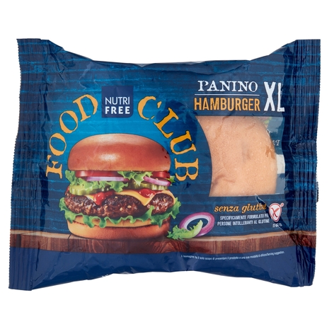 Nutrifree Food Club Panino Hamburger XL senza glutine 100 g
