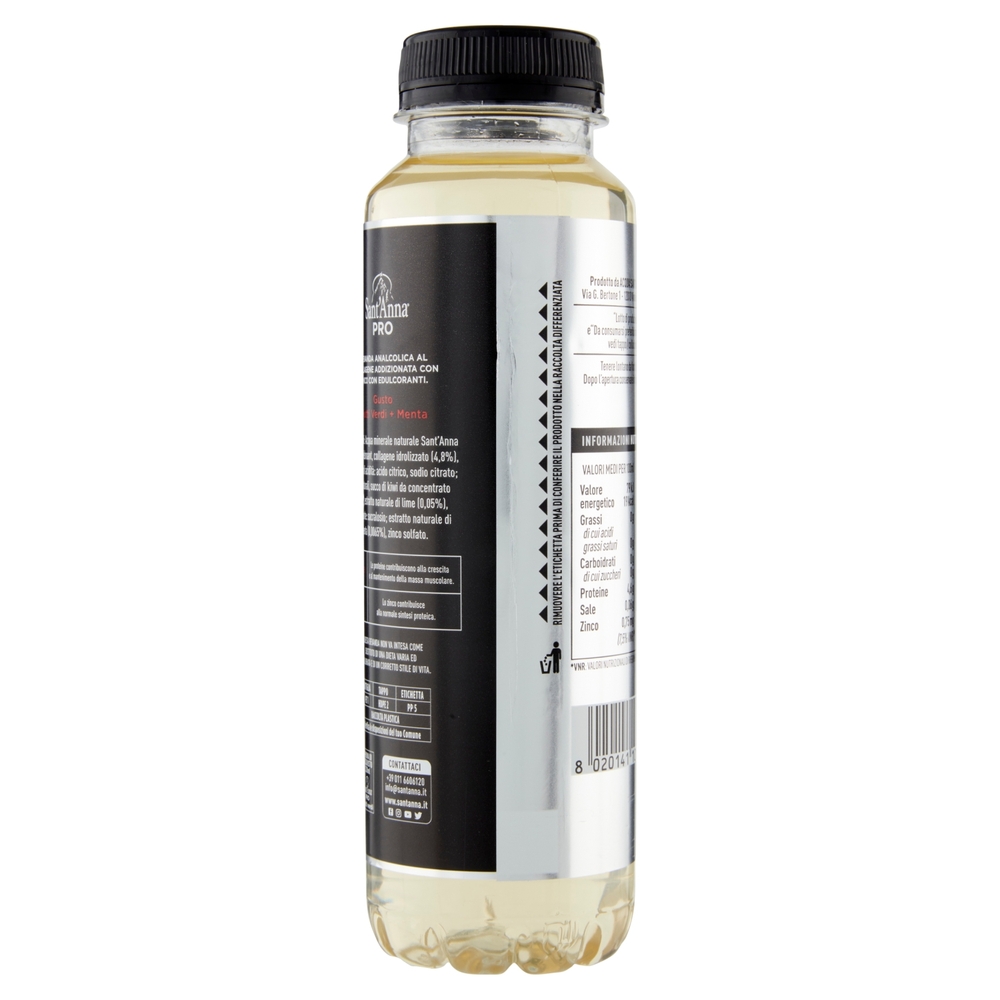 Sant'Anna Pro 15g Proteine + Zinco Gusto Frutti Verdi + Menta 330 ml
