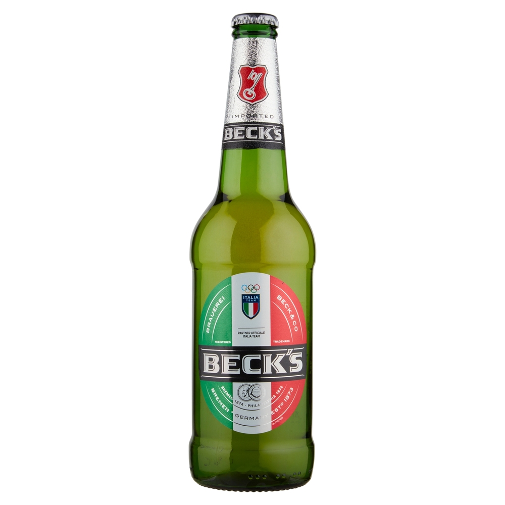 BECK'S Birra pilsner tedesca bottiglia 60cl
