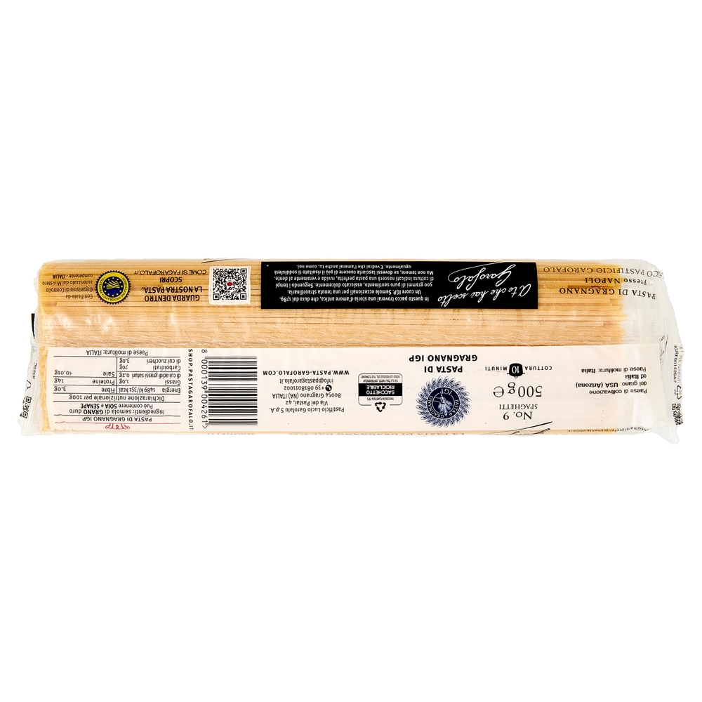 Garofalo Spaghetti 9 Pasta di Gragnano IGP 500 g