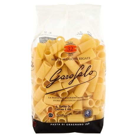 Garofalo Mezze Maniche Rigate 32 Pasta di Gragnano IGP 500 g