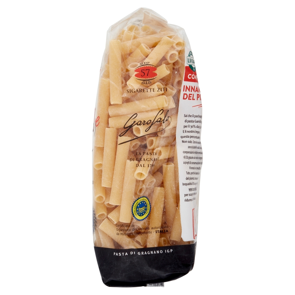 Garofalo Sigarette Ziti Pasta di Gragnano IGP No. 57 500 g