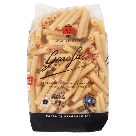 Garofalo Sigarette Ziti Pasta di Gragnano IGP No. 57 500 g