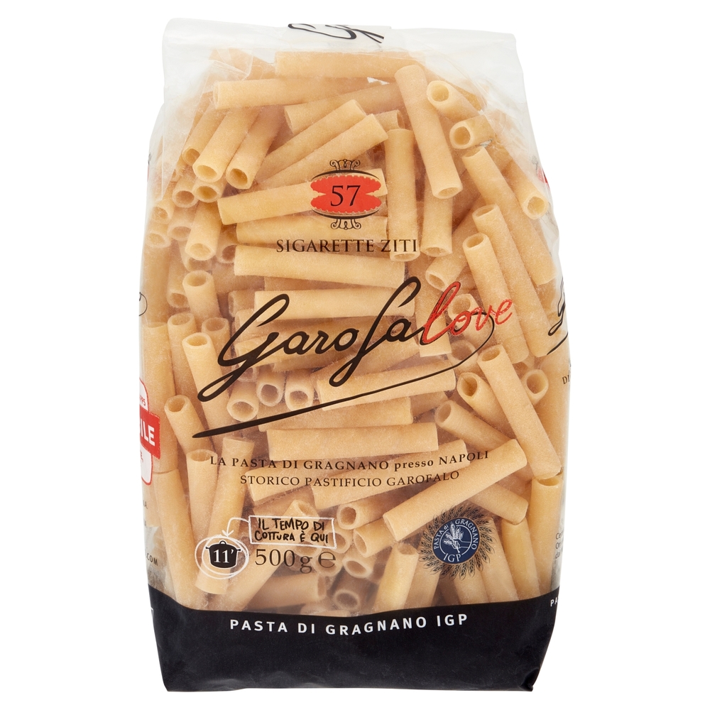 Garofalo Sigarette Ziti Pasta di Gragnano IGP No. 57 500 g
