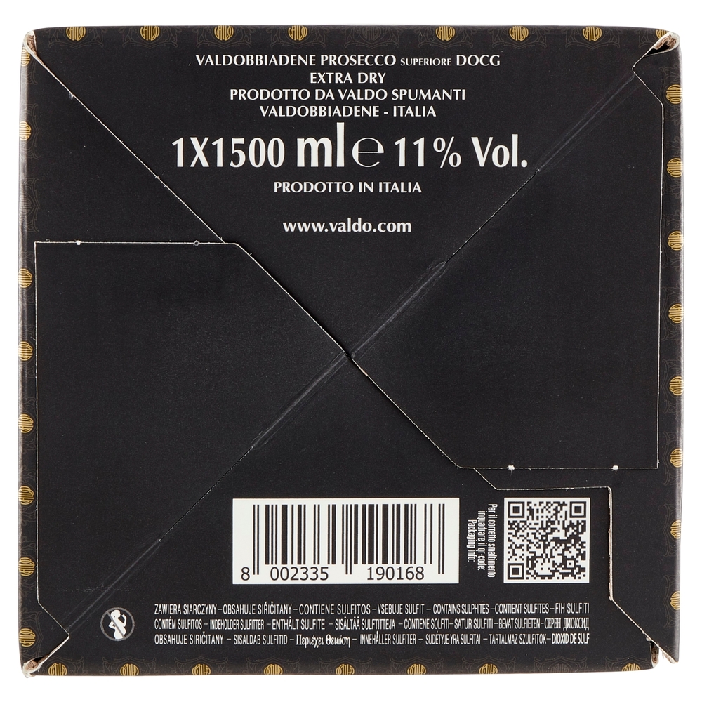 Valdo Marca Oro Valdobbiadene Prosecco Superiore DOCG Extra Dry 1,5 L