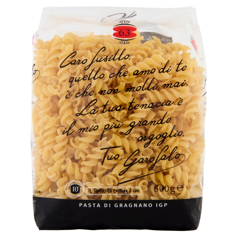 Garofalo Fusilli 63 Pasta di Gragnano IGP 500 g