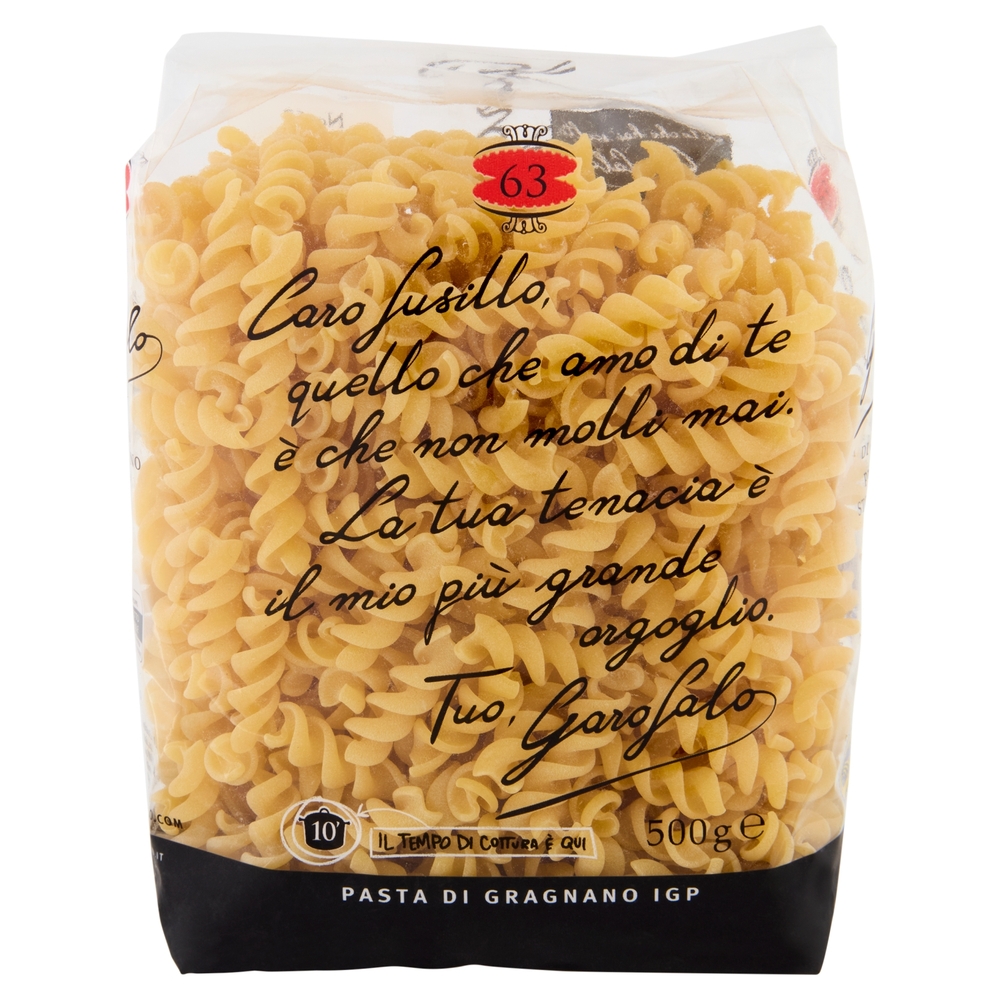 Garofalo Fusilli 63 Pasta di Gragnano IGP 500 g