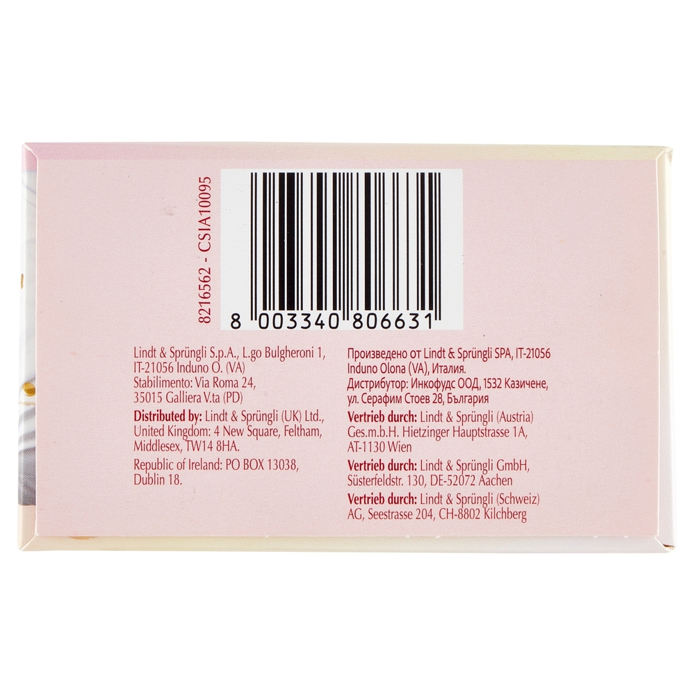 Lindt choco wafer astuccio cioccolato fondente 130 g