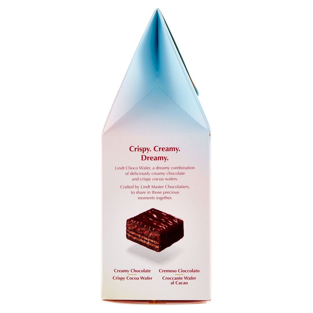 Lindt choco wafer astuccio cioccolato fondente 130 g