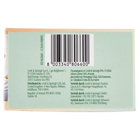 Lindt choco wafer astuccio cioccolato latte nocciola 135 g