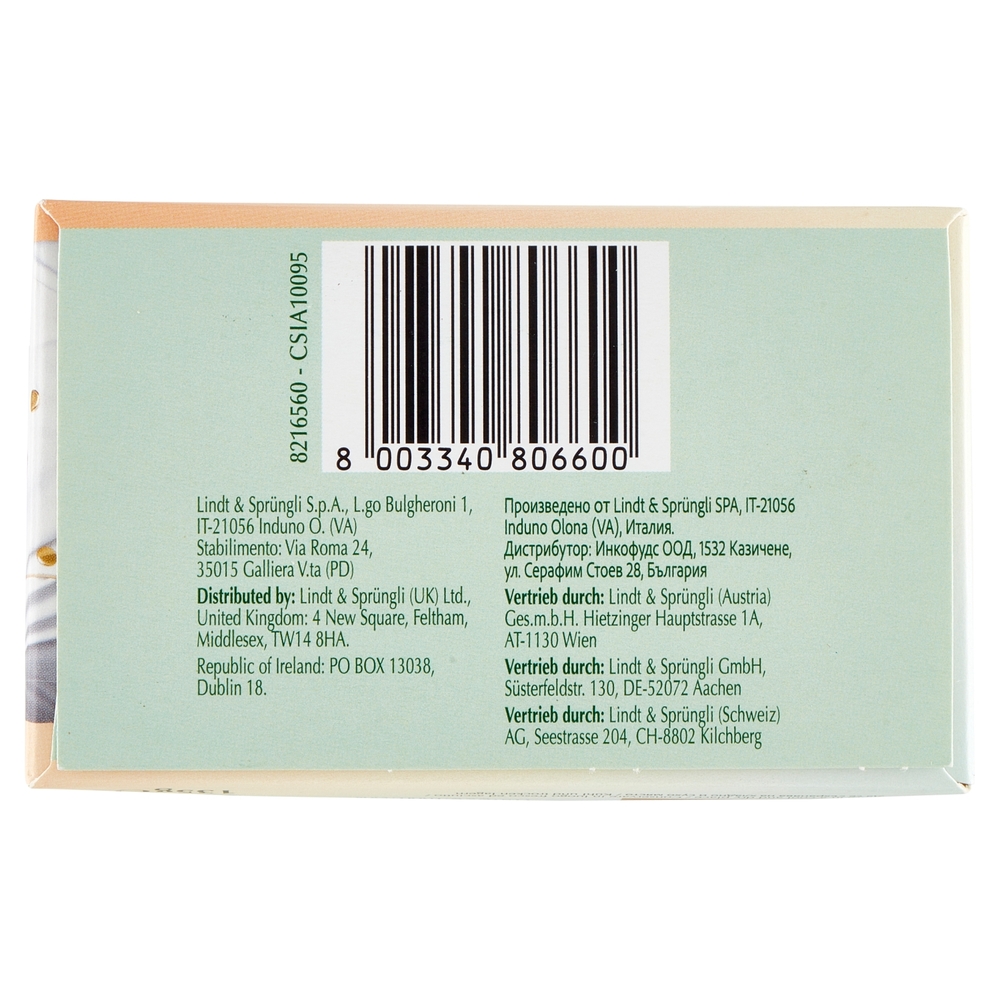 Lindt choco wafer astuccio cioccolato latte nocciola 135 g