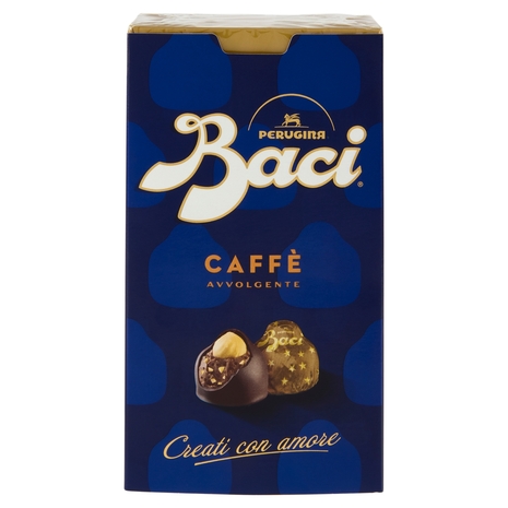 BACI PERUGINA Caffè Cioccolatini Fondenti ripieni al gusto di Caffè scatola 200 g