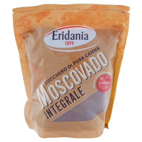 Eridania Zucchero di Pura Canna Moscovado Integrale 500 g