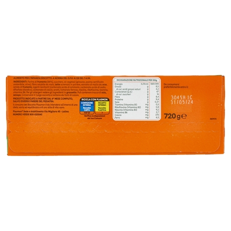 Plasmon il Biscotto -30% di Zuccheri* 720 g