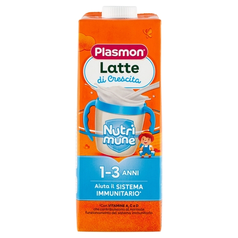 Plasmon Latte di Crescita Nutri mune 1-3 Anni 1 L