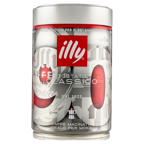 illy Tostato Classico Caffè Macinato Ideale per Moka 250 g